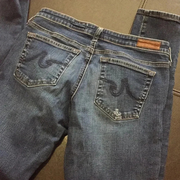 Ag Adriano Goldschmied zip up ankle jeans - Picture 3 of 7